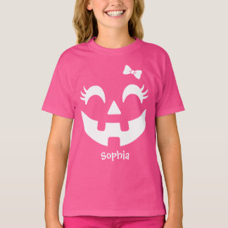 Cute Anpassningsbar Jack O'Lantern Halloween Shirt T