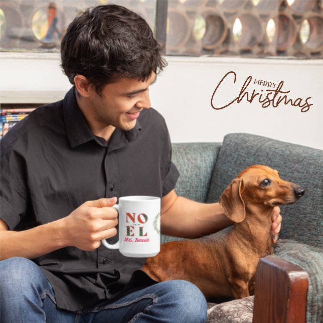 Cute Anpassningsbar jul Noel Nurse Gift Mugg (Skapare uppladdad)