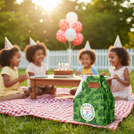 Cute Anpassningsbar Ladybug & Löv 5:e födelsedagen Presentaskar