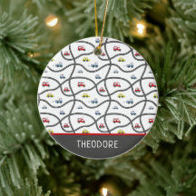 Cute Anpassningsbar Little Boy's Namn-biljul