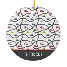 Cute Anpassningsbar Little Boy's Namn-biljul