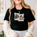 Cute Anpassningsbar - par foton och textgåva T Shirt<br><div class="desc">Skapa en tidlös keepy med vår Anpassningsbar Photo Shirt for Par! Anpassa den med dina favoritfoton i en återinspirerad design, perfekt för dagar, Alla hjärtans dag eller bara för att. Du kan anpassa den med foton och text. Den här skjortan är en unik gåva för att fira kärlek. Det här...</div>