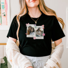 Cute Anpassningsbar - par foton och textgåva T Shirt