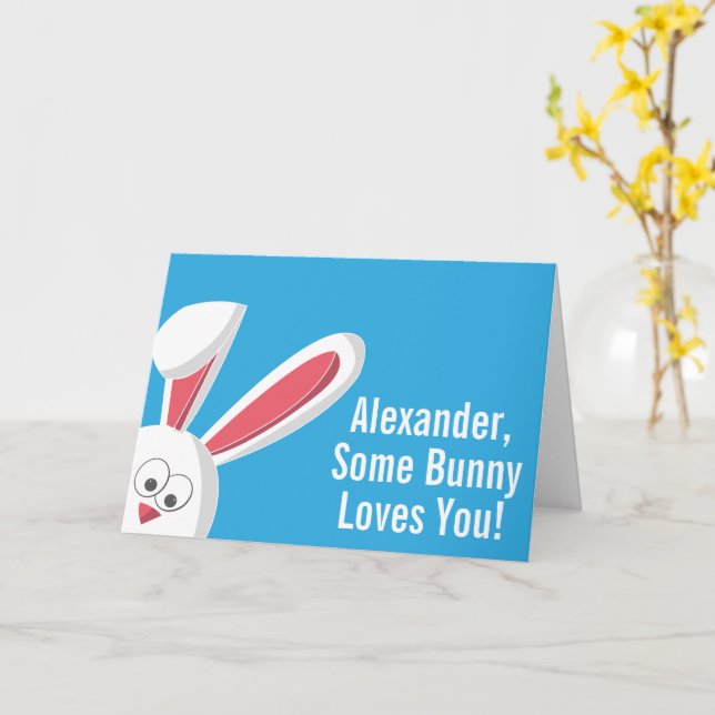 Cute Anpassningsbar Påsk-kort för barn eller morba Kort (Gul blomma)