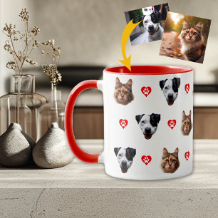 Cute Anpassningsbar Pet Photo Mugg