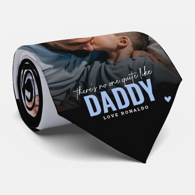 Cute Anpassningsbar Photo Collage Keepsak DADDY Gi Slips (Rullad)