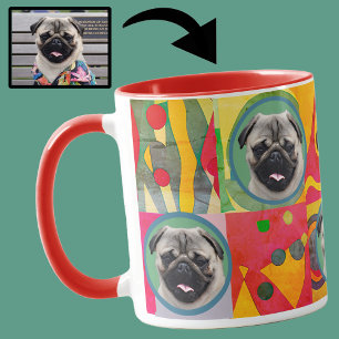 Cute Anpassningsbar Photo Hund älskare Mamma Grand Mugg
