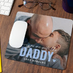 Cute Anpassningsbar Photo Keepsak DADDY Gift Musmatta<br><div class="desc">Modern Anpassningsbar Photo Mousepad med texten "Det finns ingen som liknar DADDY" som innehåller en kombination av skript och sans typografi och ett sött litet hjärta. Anpassa till namn som den kommer från. Denna talesman skulle arbeta för alla speciella familjemedlemmar (morfar, morbror, bror eller brorson). En värdefull keepsakpresenter. Du kan...</div>