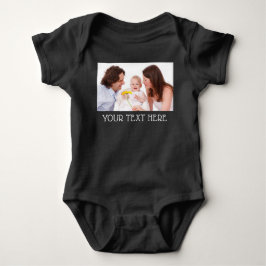 Cute Anpassningsbar Photo & Namn Text T Shirt
