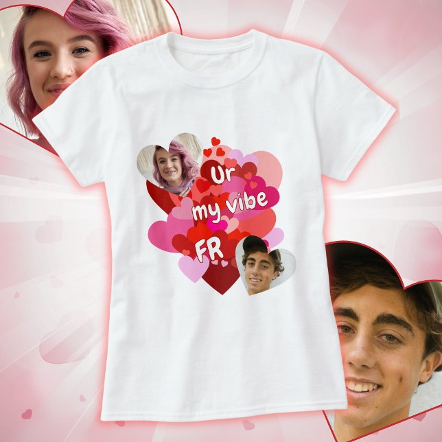 Cute Anpassningsbar Photo Valentine T Shirt (Skapare uppladdad)