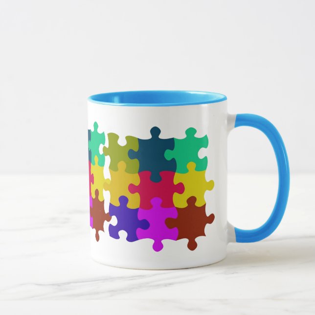Cute Anpassningsbar Puzzle Mugg (Höger)