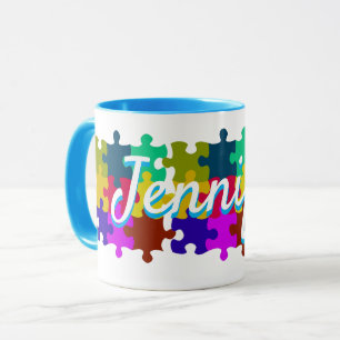 Cute Anpassningsbar Puzzle Mugg