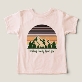 Cute Anpassningsbar Road Resa Forest Sunset T Shirt