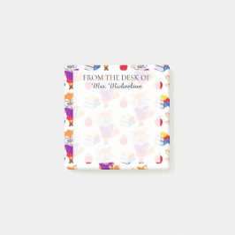 Cute Anpassningsbar School Teacher Fox Post-it Block