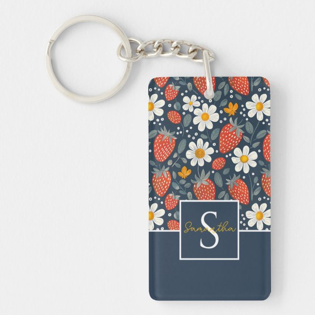 Cute Anpassningsbar Strawberry Mönster (Framsidan)