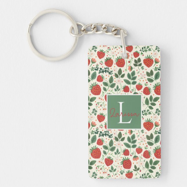 Cute Anpassningsbar Strawberry Mönster (Framsidan)