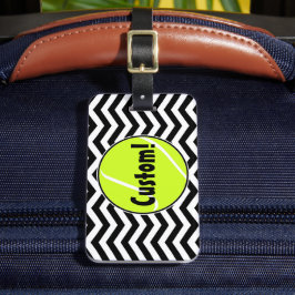 Cute Anpassningsbar Tennis Boll Bag Märkre Bagagebricka