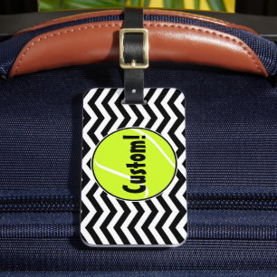Cute Anpassningsbar Tennis Boll Bag Märkre Bagagebricka