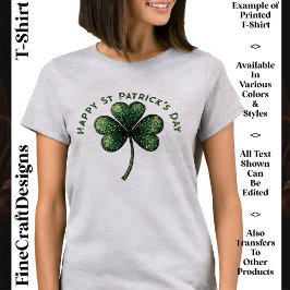 Cute Anpassningsbar Text St Patrick's Day 04 Irish T Shirt