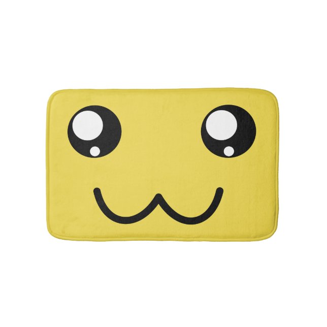 Cute ansikte - Anpassa din egen Badrumsmatta (Framsidan)