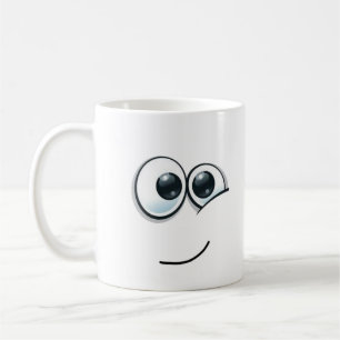 Cute ansikte kaffemugg