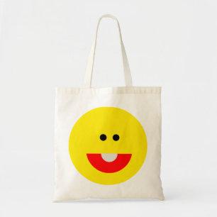 Cute Ansikte Tote Tygkasse