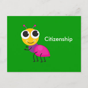 Cute Ant & Citizen Vykort