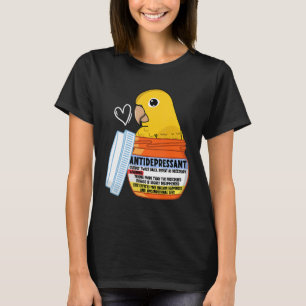 Cute Antidepressive Parrot I Golden Conure T Shirt