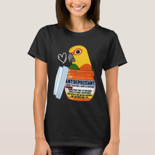 Cute Antidepressive Parrot I Jenday Conure T Shirt