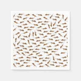 Cute Ants Mönster Pappersservett