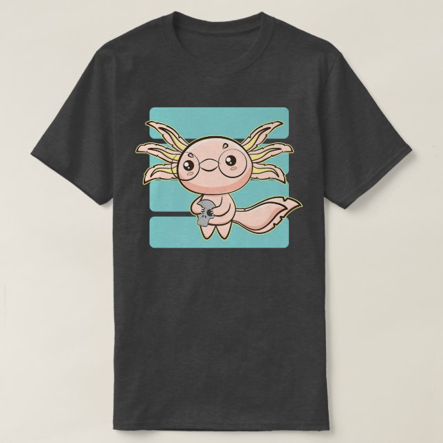 Cute Aolotl Pet Ambystoma Meicanum Walking Fish Go T Shirt (Design framsida)