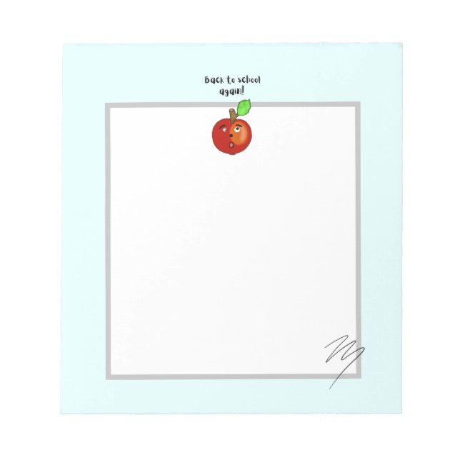 Cute äpple anteckningsblock (Framsida)