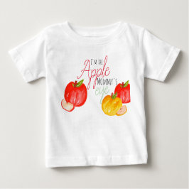 Cute Apple baby shirt killes födelsedagsfest tshir T