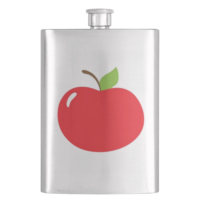 Cute Apple, din Öga-Roligt-Tecknad Fickplunta (Framsidan)