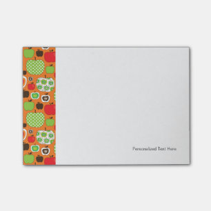Cute Apple-illustration mönster Post-it Block