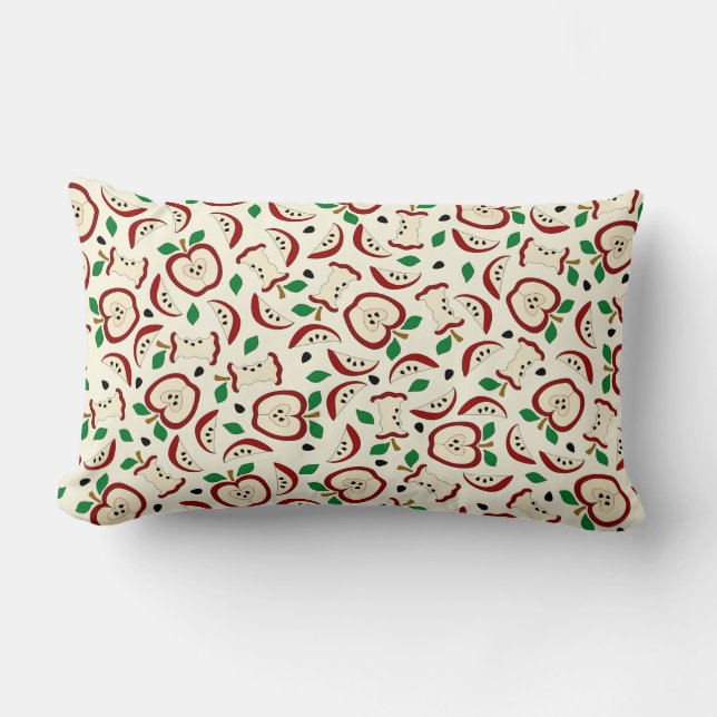 Cute Apple Pillow Lumbarkudde (Framsida)