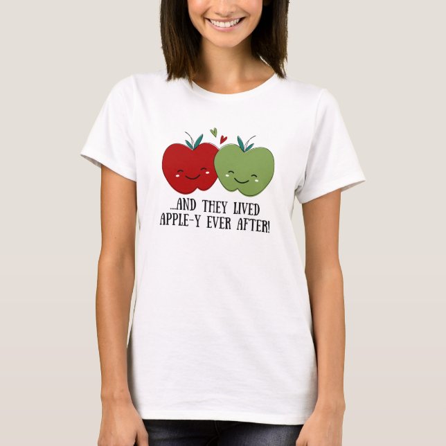 Cute Apple T Shirt (Framsida)