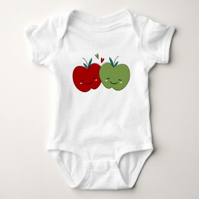 Cute Apple T Shirt (Framsida)