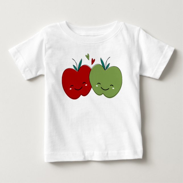 Cute Apple T Shirt (Framsida)