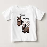 Cute Appy Lycklig Blanket Appaloosa T-Shirt