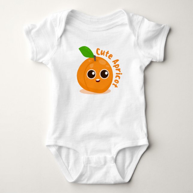 Cute apricot t shirt (Framsida)