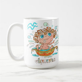 Cute Aquarius Kids Bubbles Kaffemugg