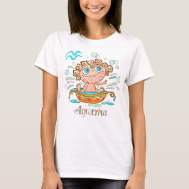 Cute Aquarius Kids Bubbles T Shirt