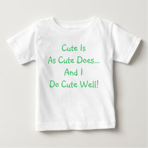 Cute är lika kute som Baby T-Shirt