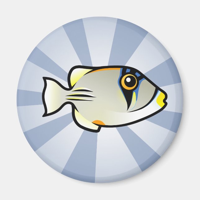 Cute Arabian Picassofish Magnet (Framsidan)