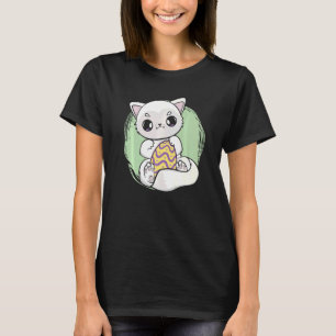 Cute Arctic Fox och Egg Hunt för Påsk-dagen T Shirt
