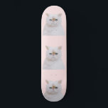 Cute Arg Fluffy Rosa Vita Kattunge Porträtt Mini Skateboard Bräda 18,5 Cm<br><div class="desc">Den här söta och fega utformningen är perfekt för kattunge älskare. Den har en handmålad vit fluffy Himalayan-kattunge med ljusblå ögon ovanpå en enkel rosa-bakgrund. Det är en modern, skicklig, skicklig och trendig djurdesign. ***VIKTIG DESIGN-ANMÄRKNING: Om du vill ha en begäran från anpassad design, t.ex. matchande produktbegäranden, färg-ändringar, placeringsändringar eller...</div>