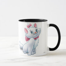 Cute Aristocats White och Rosa Cat Disney