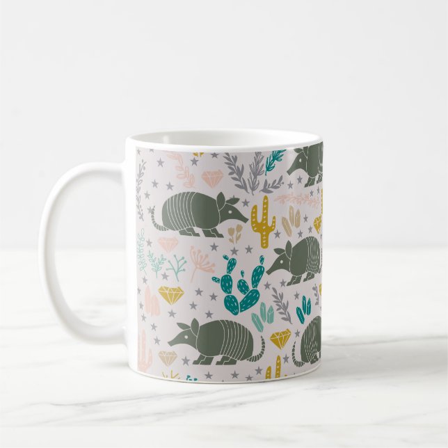 Cute Armadillo Coffee Mugg (Vänster)