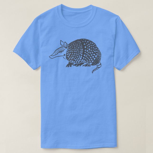 Cute Armadillo Distressed Graphic Design  T Shirt (Design framsida)